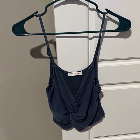 Blue summer crop top - Picture 1 of 2